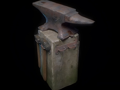 Modern Anvil Modern Realistic Anvil Tools Industrial Equipment 3d model