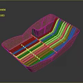 Functional Brown Silicone Kitchen Drainer Tray With Striped Design And Groove