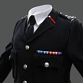 Fire Brigade Uniform Clothing Uniform Police Uniform Fire Fighting Uniform Team Clothing Fire Brigade Clothing Pants Tie 3d model