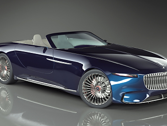 Hyundai sports car Mercedes Maybach 3d model