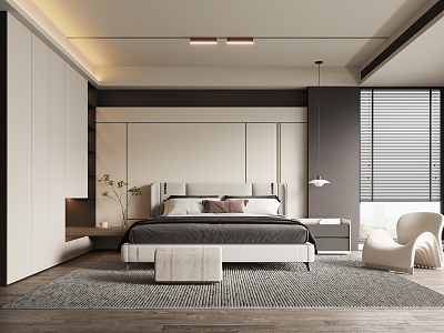 Modern Bedroom 3d model