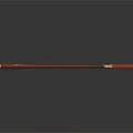 Traditional Swords With Red Scabbards And Ornate Handles On Black Background