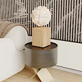Table lamp combination table lamp bedside table 3d model