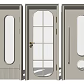 Modern Hinged Doors With Various Glass Panel Designs And Sleek Contemporary Style