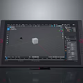 Advanced Electronic Drawing Tablet With 3D Modeling Software Interface