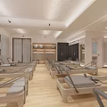 Spacious Pilates Studio With Modern Equipment And Bright Interior