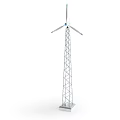 Industrial Wind Turbine Equipment Featuring Steel Tower And Rotor Blades
