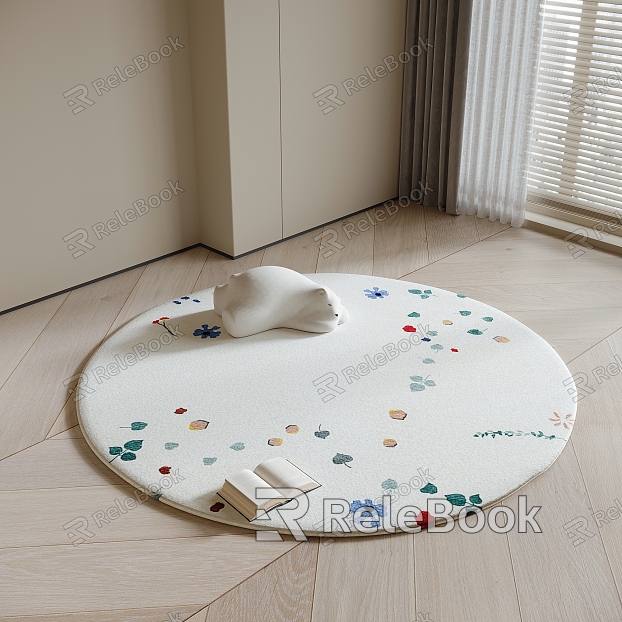 Children's Carpet Round Carpet model