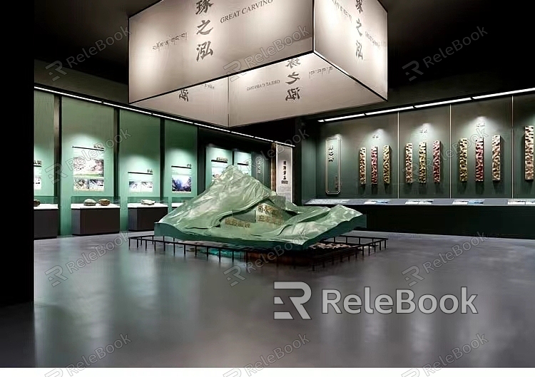 New Chinese Museum Exhibition Hall Antique Antique Exhibition Memorial Hall of Anti-Japanese War model