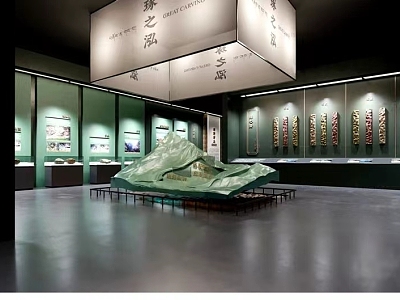 New Chinese Museum Exhibition Hall Antique Exhibition Memorial Hall of Anti-Japanese War model