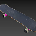 Skateboard As Sports Equipment With Durable Deck And Smooth Wheels