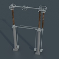 Substation Equipment 3d model