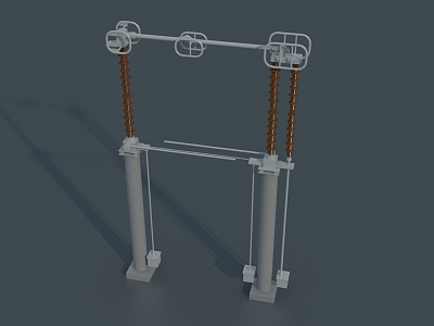 Substation Equipment 3d model