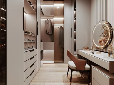Modern Cloakroom 3d model