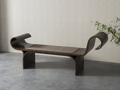 New Chinese-style Special-shaped Bench model