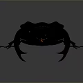 Stag Beetle With Large Curved Mandibles And Dark Exoskeleton Close Up View On Gray Background