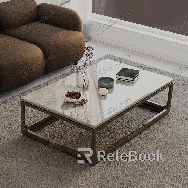 Modern coffee table model