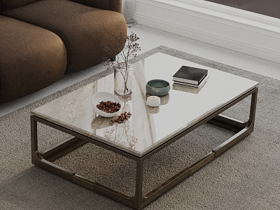 Modern coffee table model