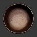 Elegant Wooden Tableware Set With Handmade Bowl And Natural Wood Texture