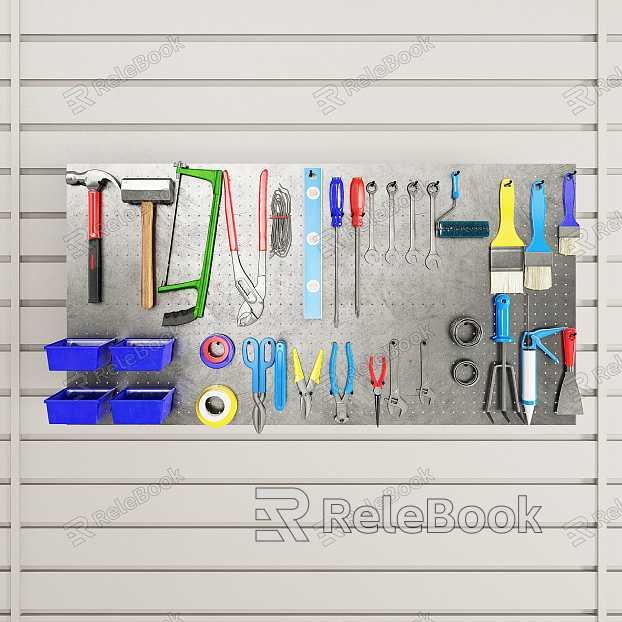 Modern Tools Tool Storage Wall model