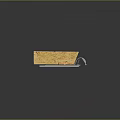 Practical Wooden Frame Household Supplies With Roll Material And Green Straps