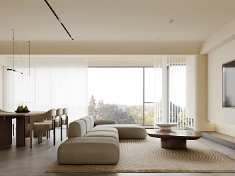 The living room of the restaurant 3d model