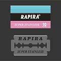 RAPIRA Super Stainless Steel Blade With Fish Shape Design And Colorful Box
