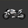 Motorcycle Two-wheeled Motorcycle Cross-country Motorcycle Road Race Motorcycle Motor Vehicle Transport 3d model