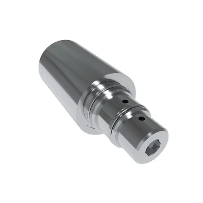 Precision Engineered Metal Cylindrical Mechanical Part With Smooth Surface And Holes 3d model