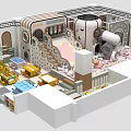 Indoor Kids Playground With Slide Ball Pit And Interactive Play Areas
