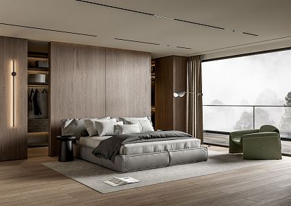 Modern Bedroom 3d model