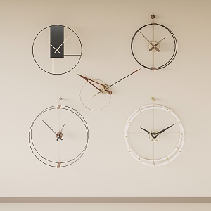 Modern Clock Wall Decorations 3d model