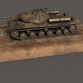 Tank IS3 Heavy Tank Main Battle Tank Russian Tank World War II Tank IS3HeavyTank Super Realistic High Precision Video 3d model