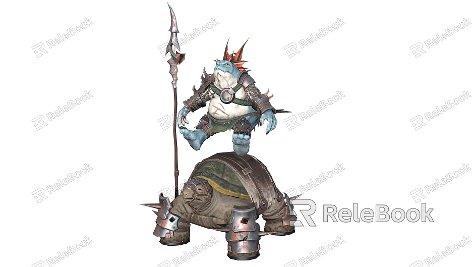 Modern Game Role Turtle Warrior model