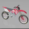 Pink and White Off Road Motorcycle With Stylish Graphics and Large Wheels