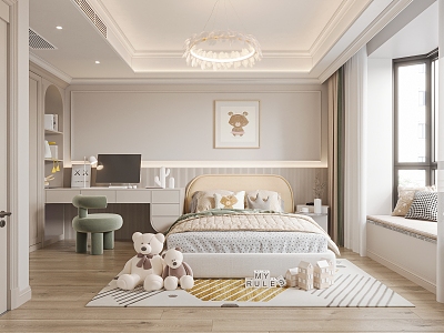 American Children's Room 3d model