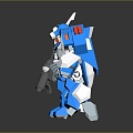 Mecha Warrior Mecha Soldier Machine Armor Mechanical Armor 3d model