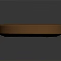 Copper Colored Circular Jewelry With Square Center Hole And Chinese Characters