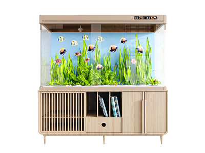 New Chinese Fish Tank Ornamental Fish Tank model