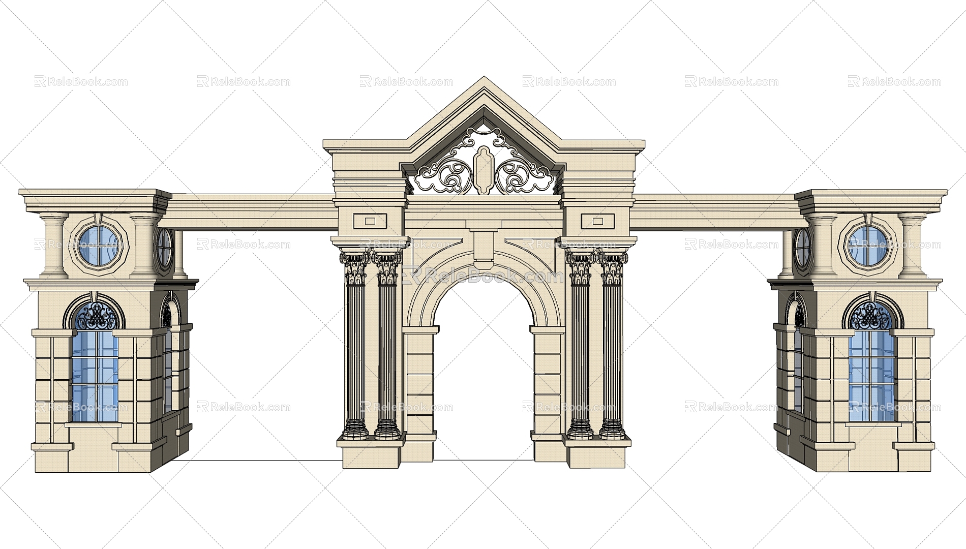 Gate 3d model