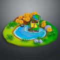 Game Environment Game Scene Fairy Tale Scene Fairy Tale Magic Scene Magic Item Fantasy Scene 3d model