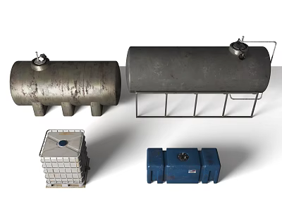 Industrial Storage Tanks And Containers 3d model