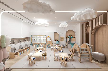 Nordic Kindergarten 3d model