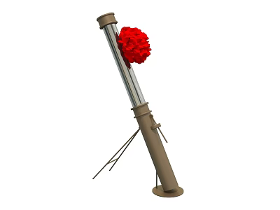 Salute Foundation Laying Ceremony Salute Royal Salute Silk Hydrangea Large Red Flower Golden Salute 3d model