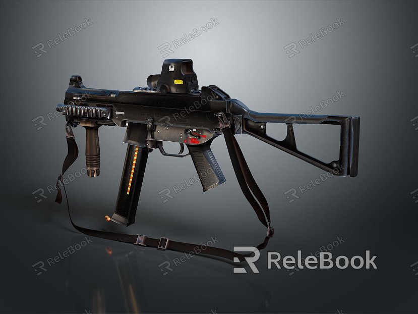 modern gun rifle semi-automatic rifle combat rifle battle rifle model