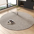 Round carpet 3d model