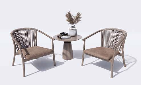 Leisure Table and Chair Combination Leisure Chair Leisure Table and Chair 3d model