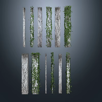 Modern Rattan Man Rattan Plant Garden Plant 3d model