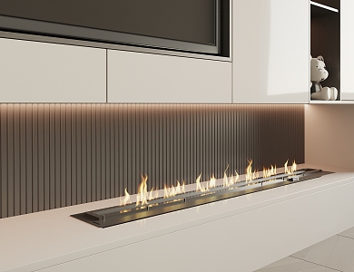 Fireplace 3d model