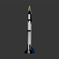 Modern Rocket Engine Jet Engine Aircraft Engine 3d model